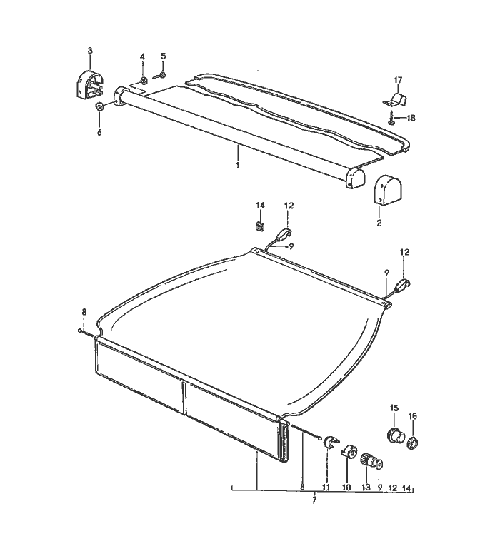 Luggage Compartment Cover