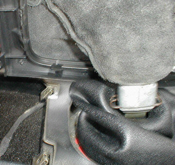 Befestigung Schaltknauf