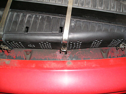 umgebauter bzw. ge&auml;nderter Luftfilter