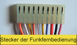 Stecker Funkfernbedienung