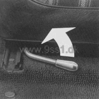 Porsche 944, Sitzverstellung