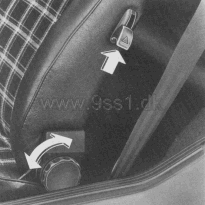 Porsche 944, Sitzlehnenverriegelung
