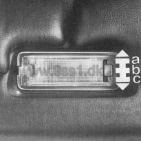 Porsche 944, Innenleuchte