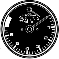 Porsche 944, Drehzahlmesser