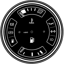 Porsche 944, Kombi-Instrument